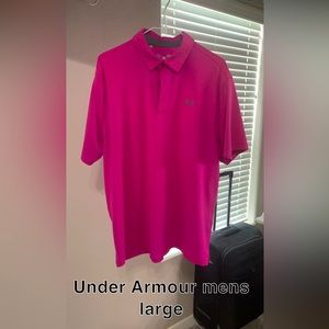 Mens large under armour polo